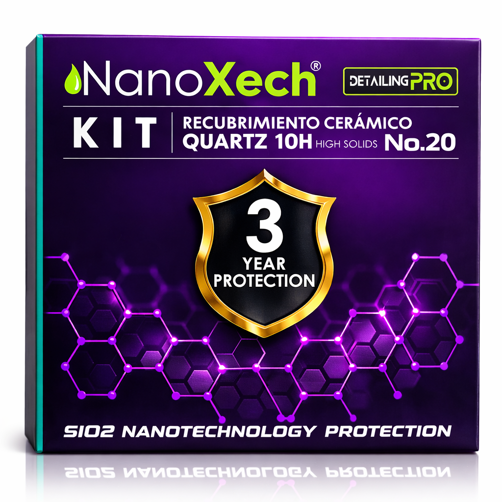 Kit recubrimiento cerámico NanoXech 3 años de protección 10H