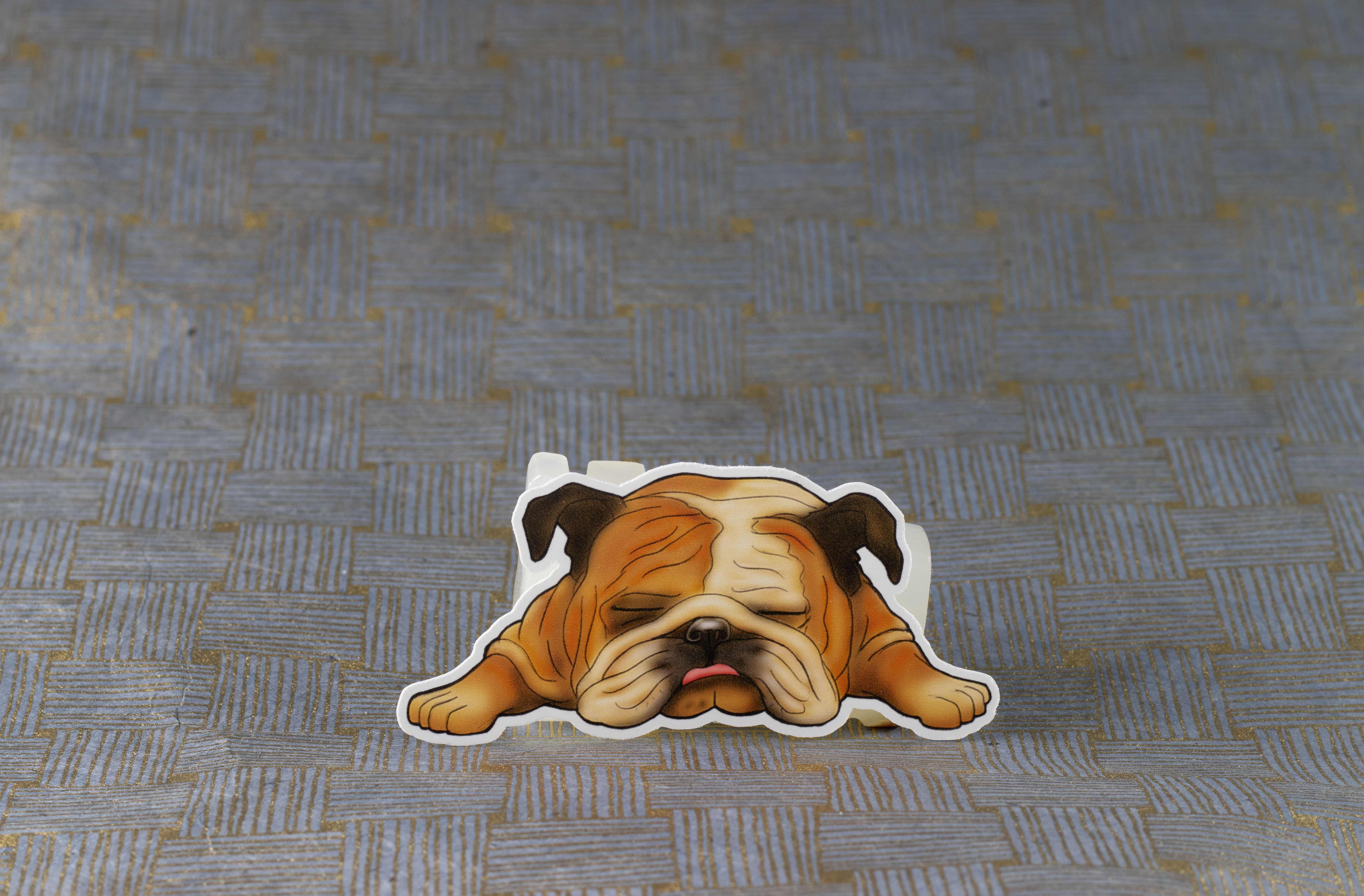 Sleeping Bulldog (Die Cut Sticker)