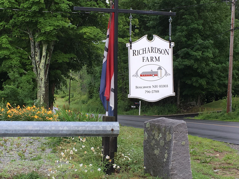 Ride to Richardson’s Farm Boscawen NH
