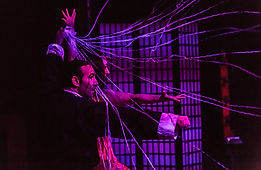 Edinburgh Fringe Jason Steele and Joanne streamers