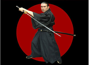 jason steele with sword