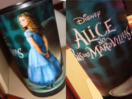 Alice no País das Maravilhas-copo Cinemark