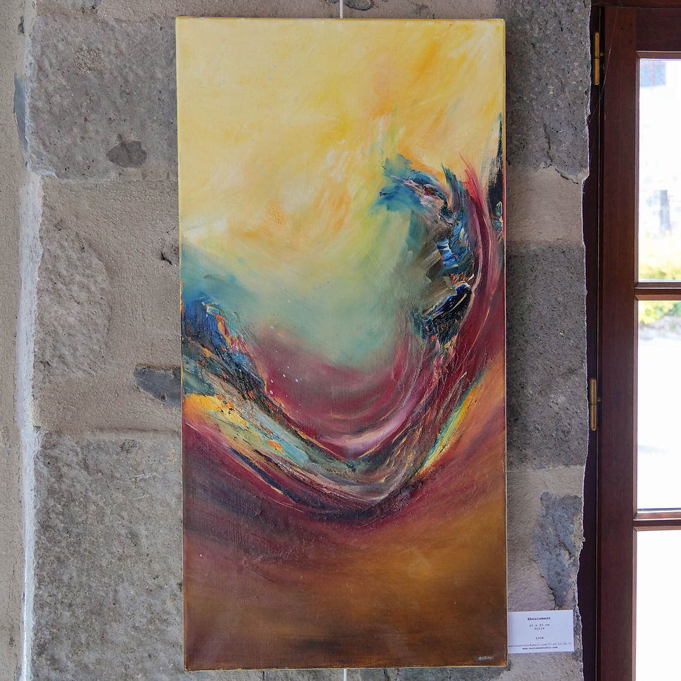 Miniature : Eboulement l 40 x 80 cm
