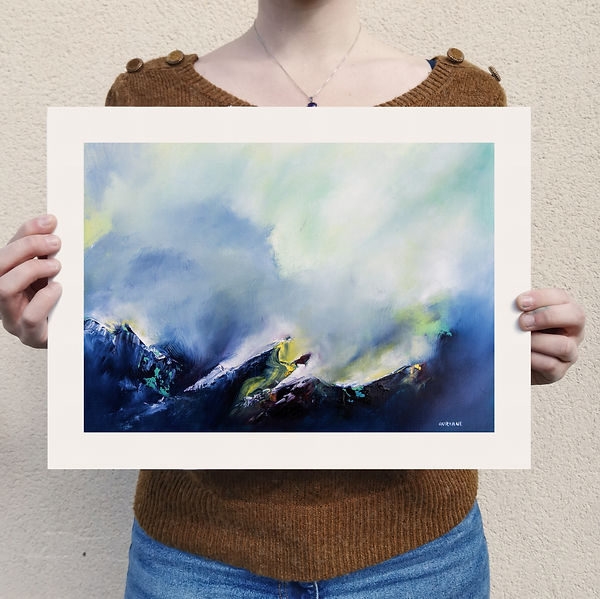 Snowfall - Art print 40 x 30 cm