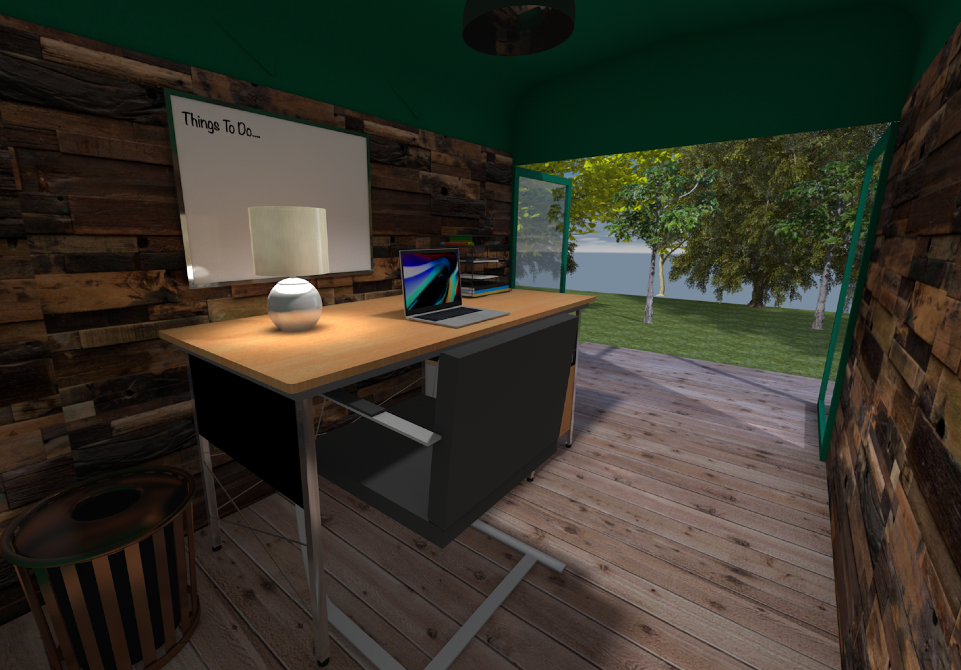 Interior Horsebox Office