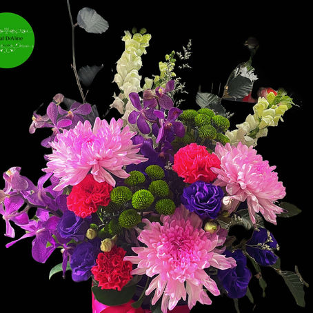 Vibrant Mixed Seasonal Blooms