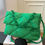 Miniatura: Cartera verde tela
