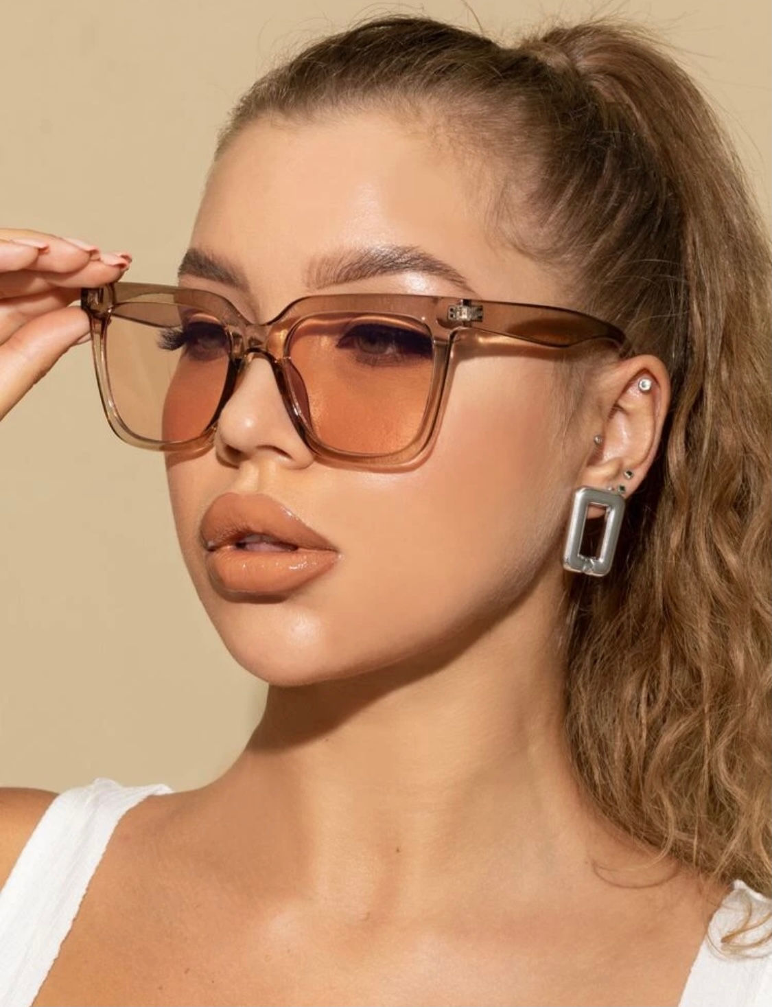 Gafas Miel transparente 