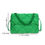 Miniatura: Cartera verde tela