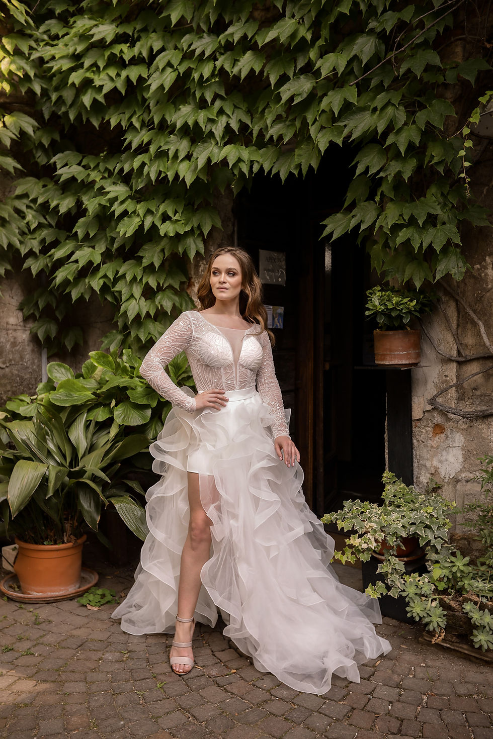 Miniature : Vinchenta - Robe de mariée Jupe détachable
