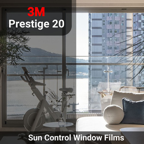 3M Prestige 20 (PR20) 防曬隔熱玻璃膜 闊度1.52米 x (自定每米長度) | Tinted Home