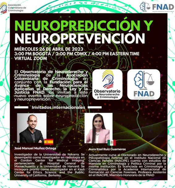 Conversatorio sobre Neuropredicción y Neuroprevención 26 de Abril 2023