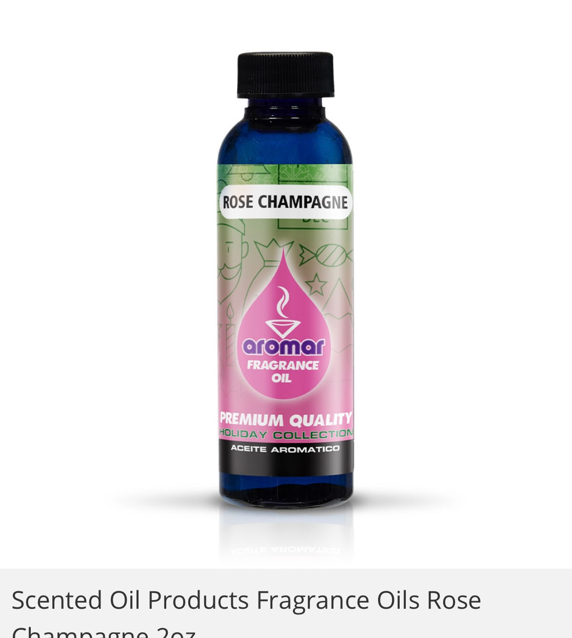 2 OZ ROSE CHAMPAGNE FRAGRANCE OIL