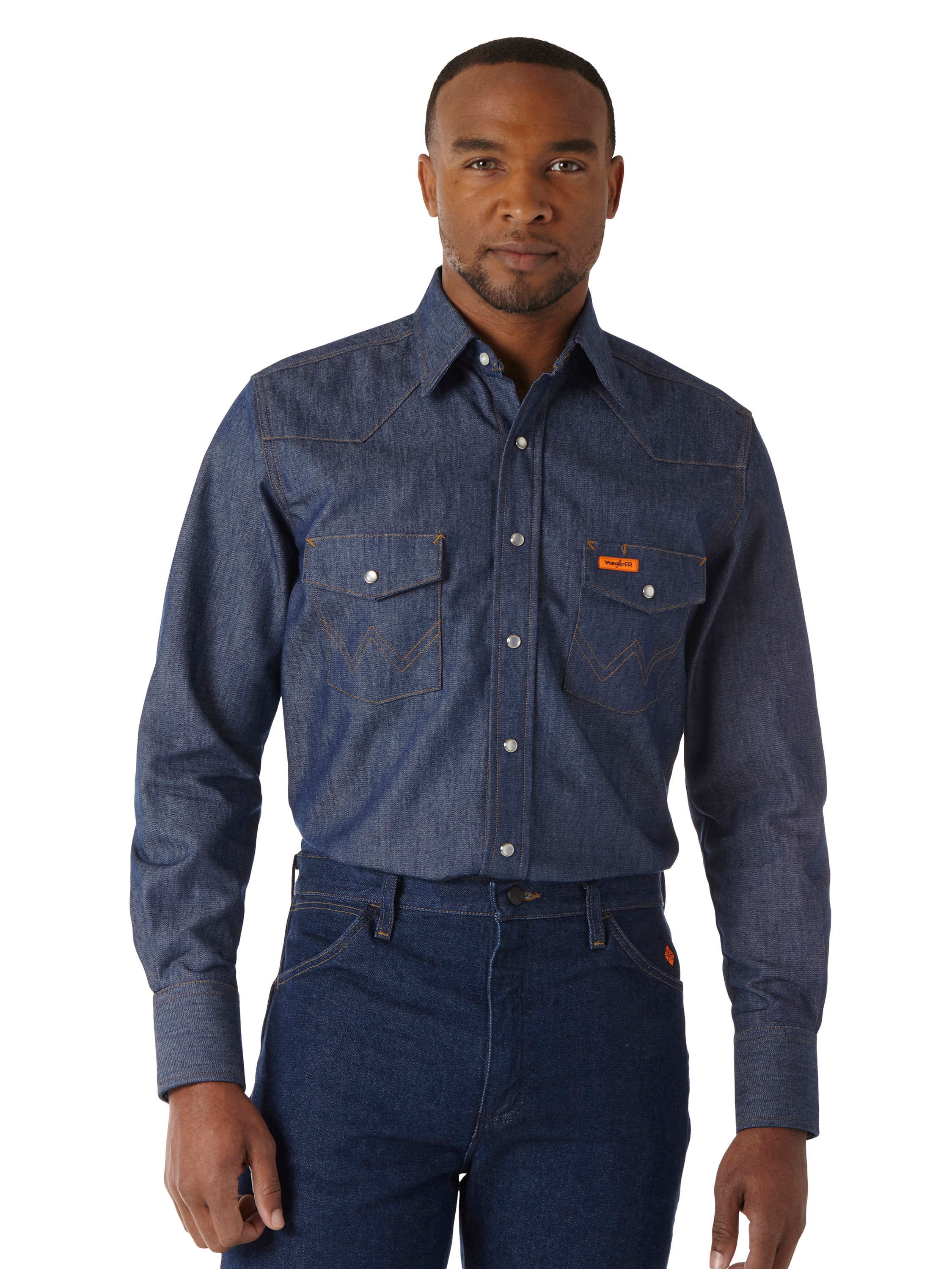 Men's Wrangler FR Flame Resistant Long Sleeve Work Shirt