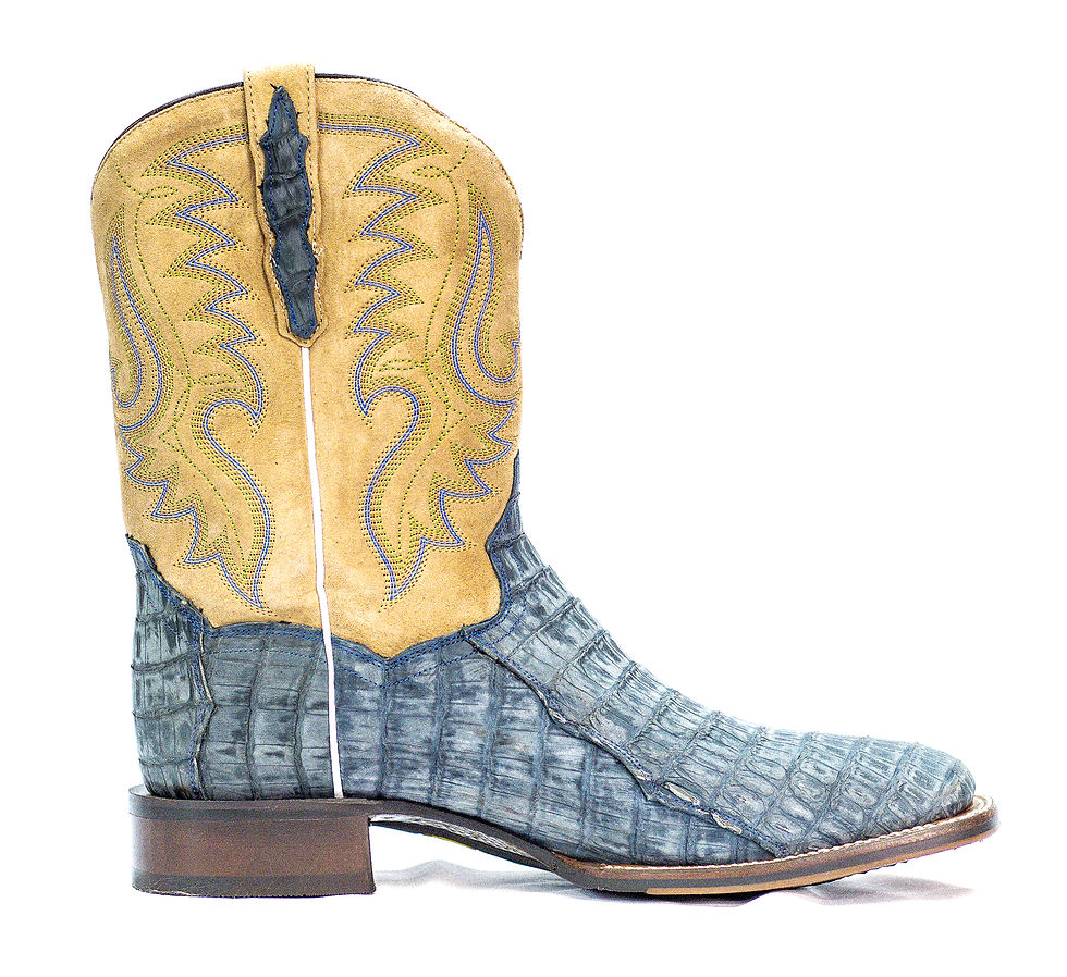 Thumbnail: Men's Dan Post Leon Caiman Exotic Western Boot