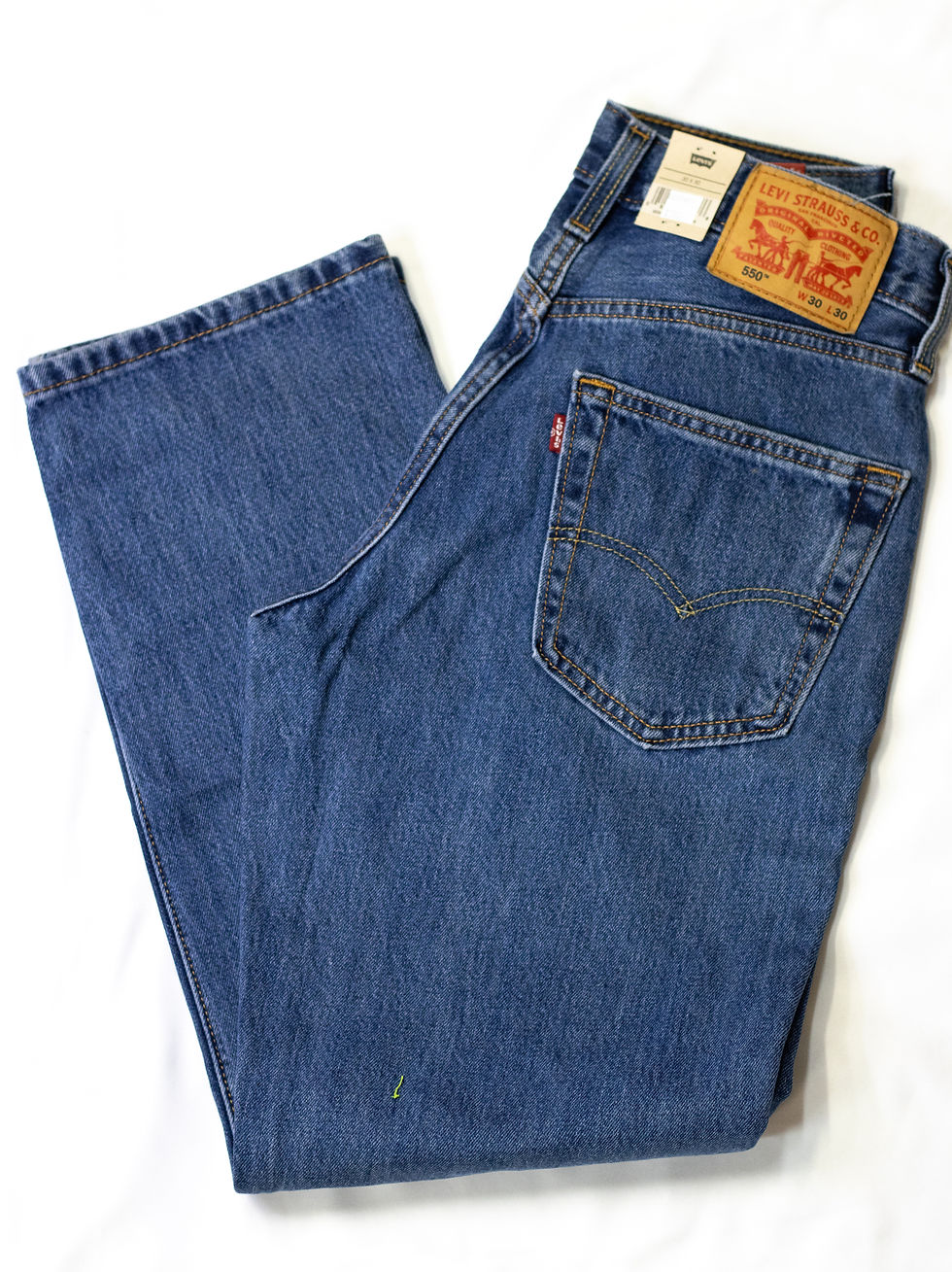 Men's Levi's 550 Relaxed Fit Medium Stonewash Non-Stretch