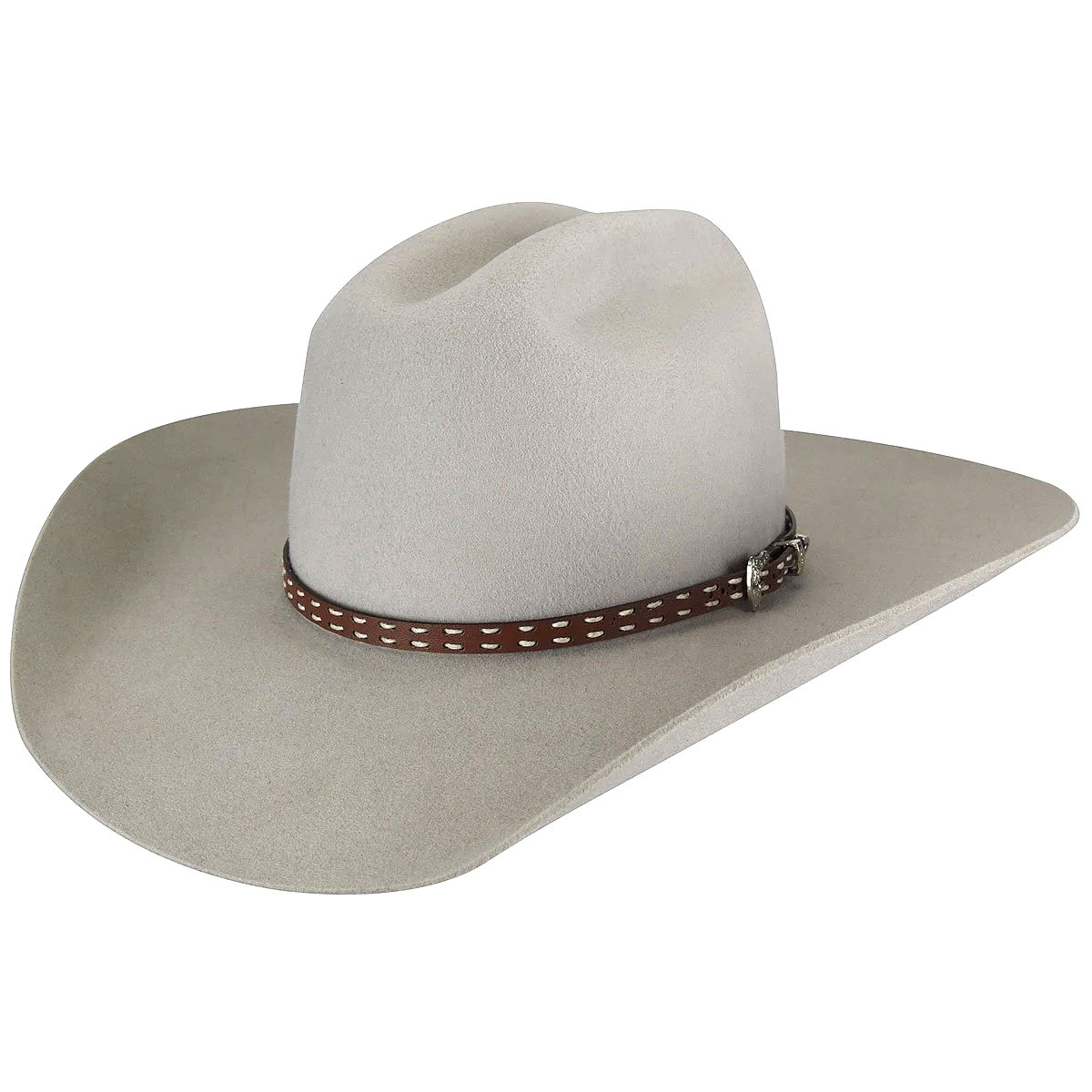 Bailey Easton 2X Silver Grey Wool Felt Western Hat