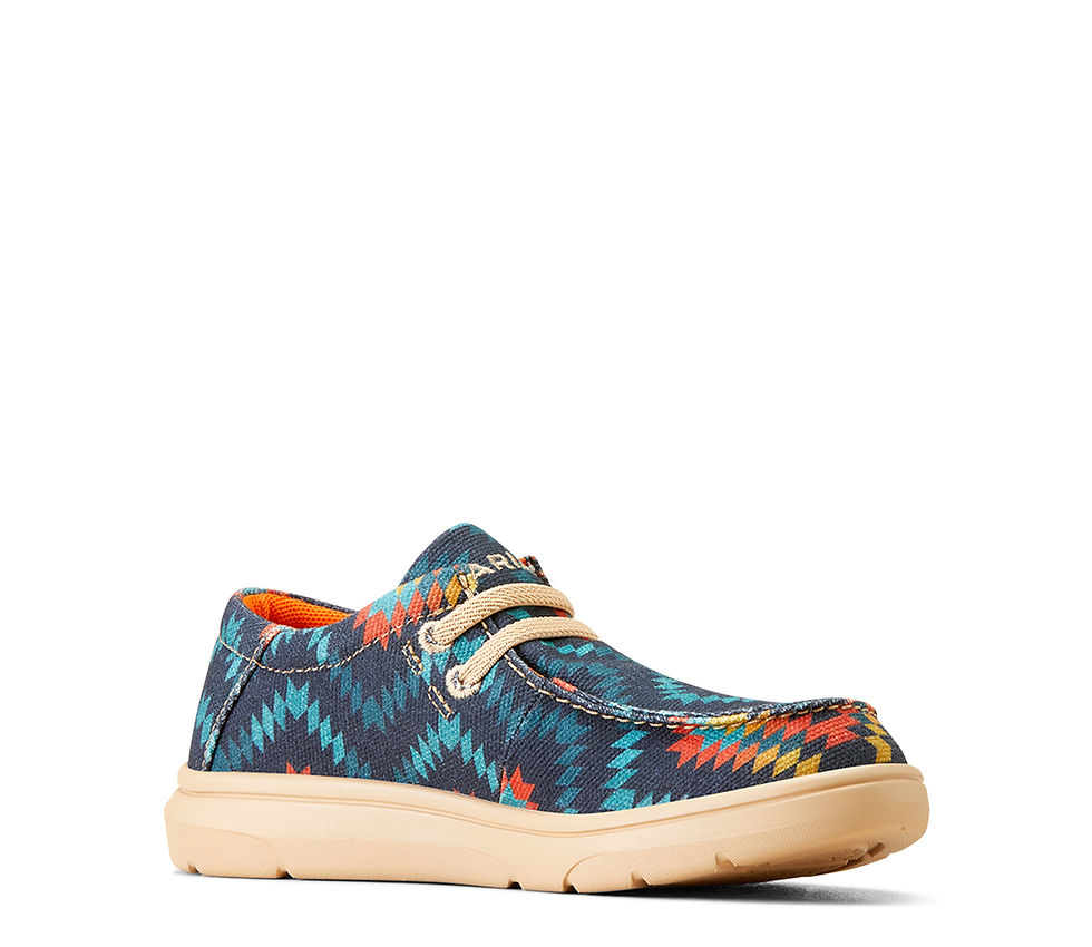 Thumbnail: Ariat Kids' Blue Aztec Hilo