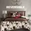 Thumbnail: Reversible Rustic Cowhide Brown Cow Comforter Set - Full/Queen