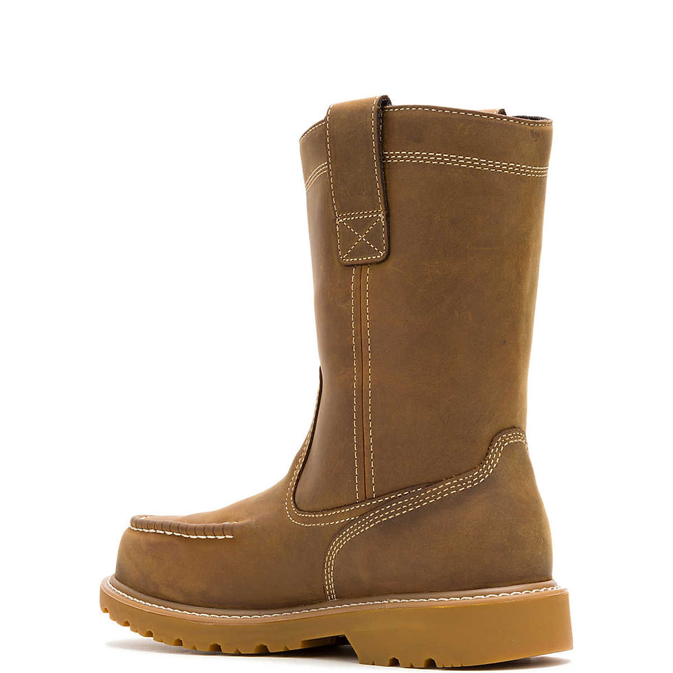 Thumbnail: Wolverine Men's Men's Floorhand Moc-Toe Steel-Toe Pull-On Work Wellington