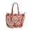 Thumbnail: Hana Western Weekend Aztec Pattern Tote Bag with Pouch - Red