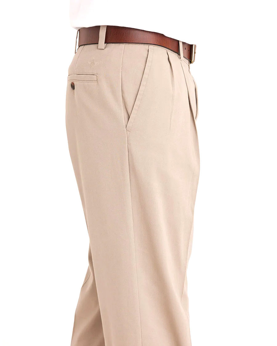 Dockers Easy Khakis, Pleated, Classic Fit, Wrinkle Free Pants