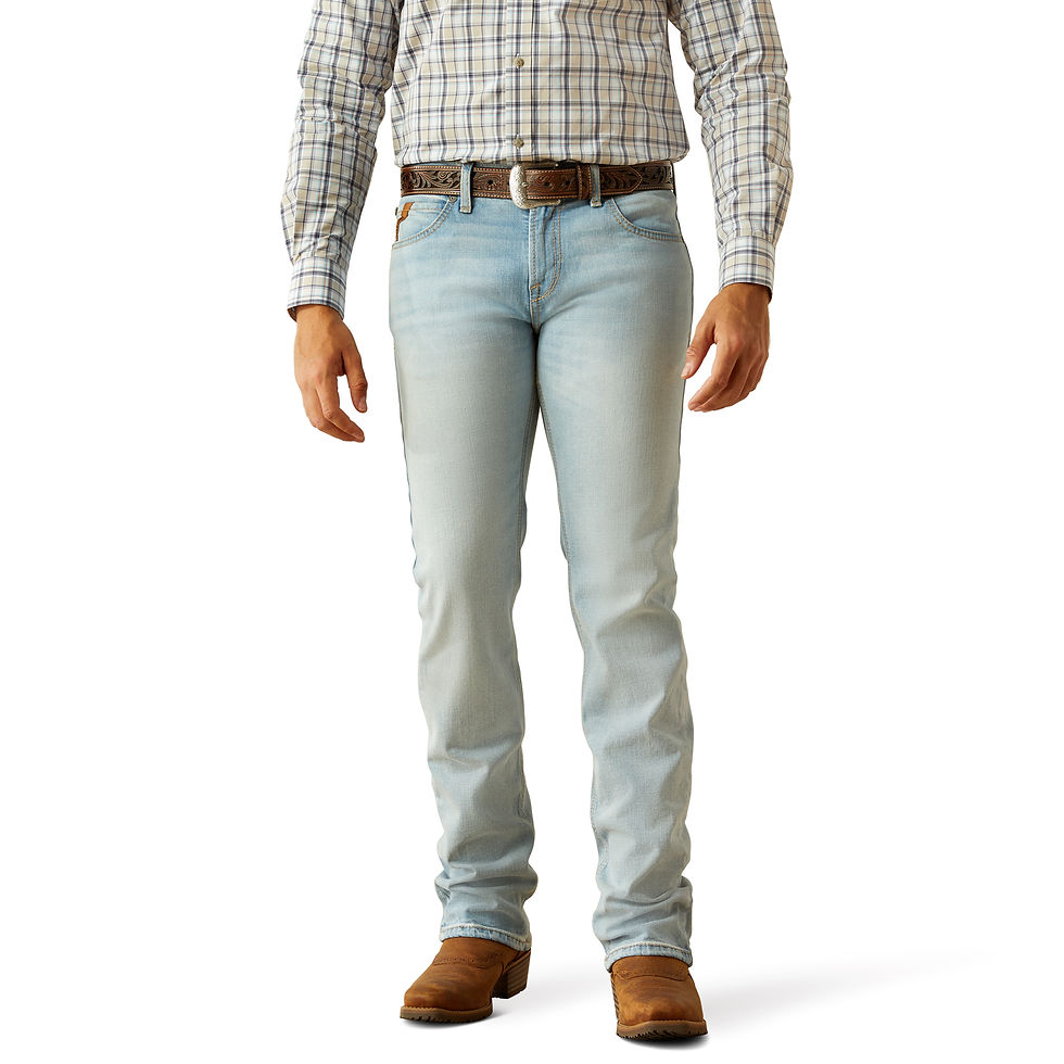 Thumbnail: Ariat Men's M7 Slim Grizzly Slim Leg Jeans