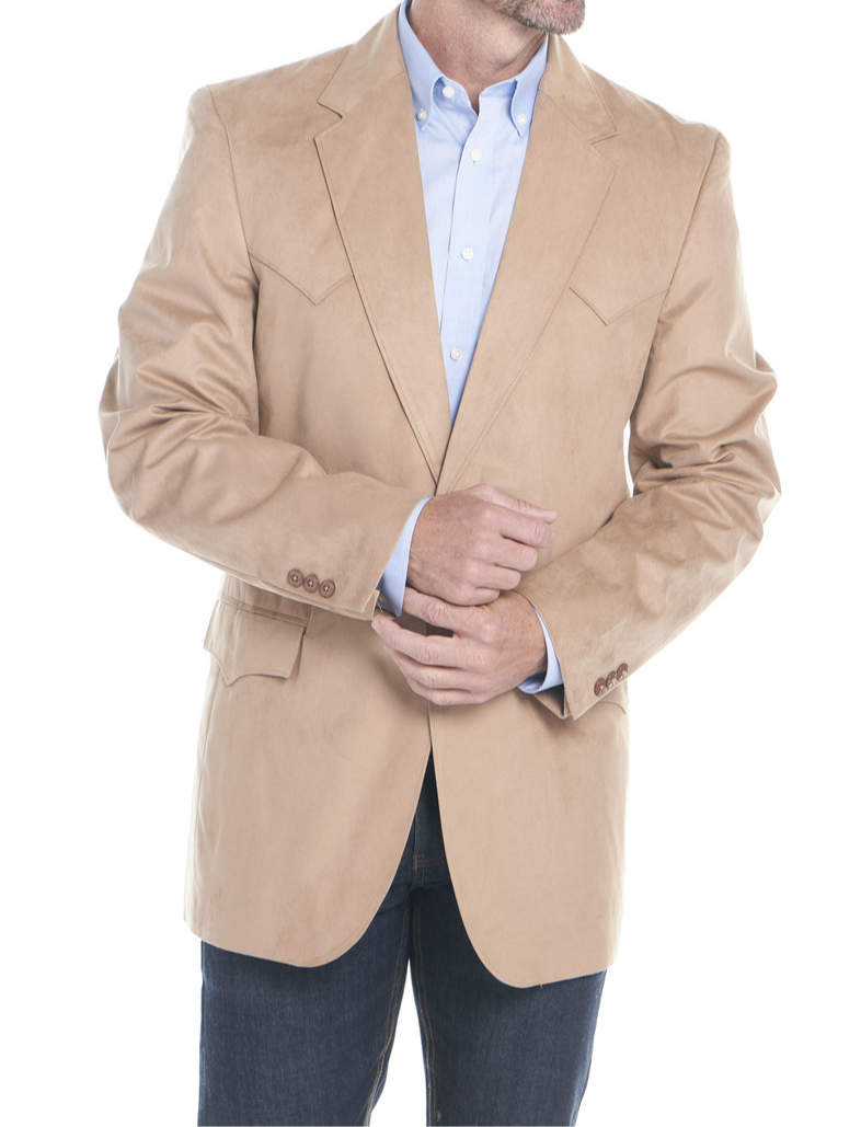 Circle S Houston Microsuede Sport Coat - Camel