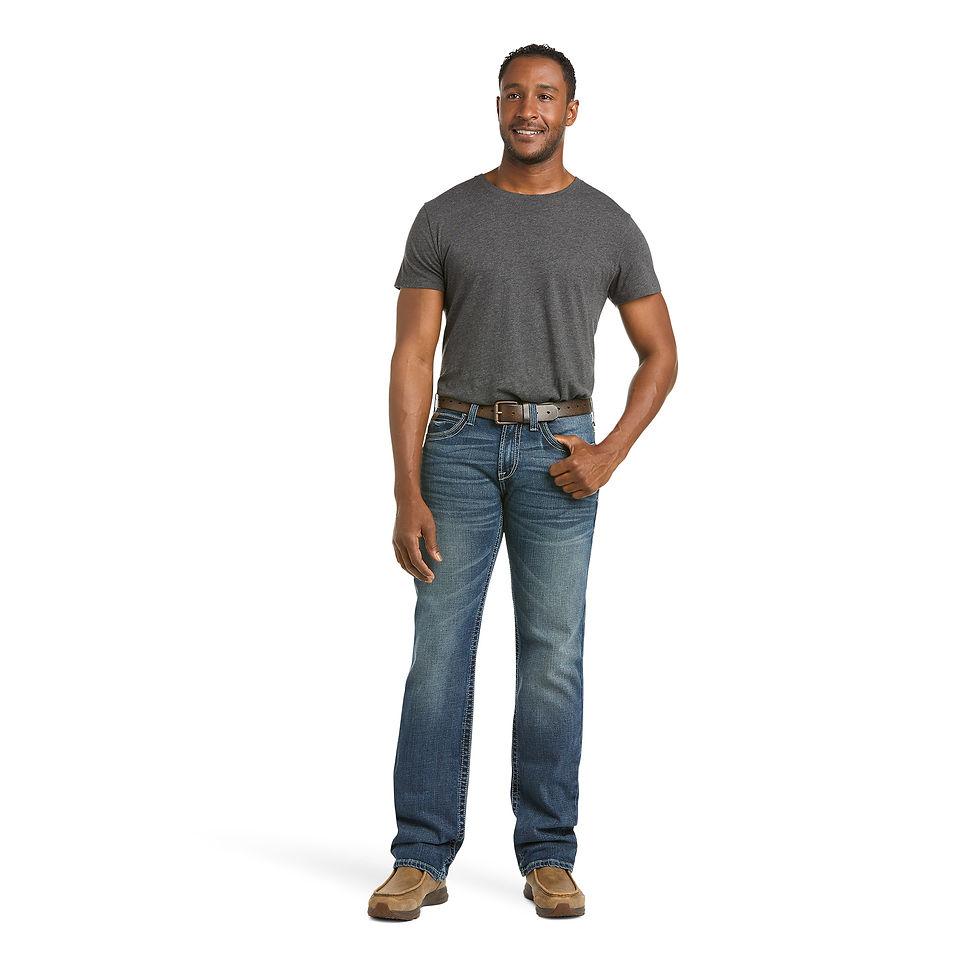 Thumbnail: Men's Ariat M7 Rocker Stretch Coltrane Stackable Straight Leg Jean