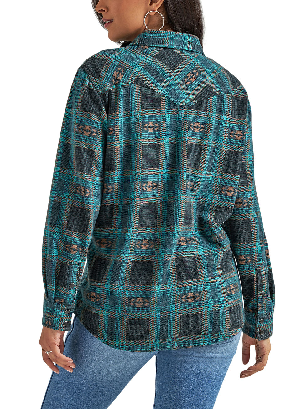 Thumbnail: Wrangler Retro Punchy Boyfriend Flannel Shirt
