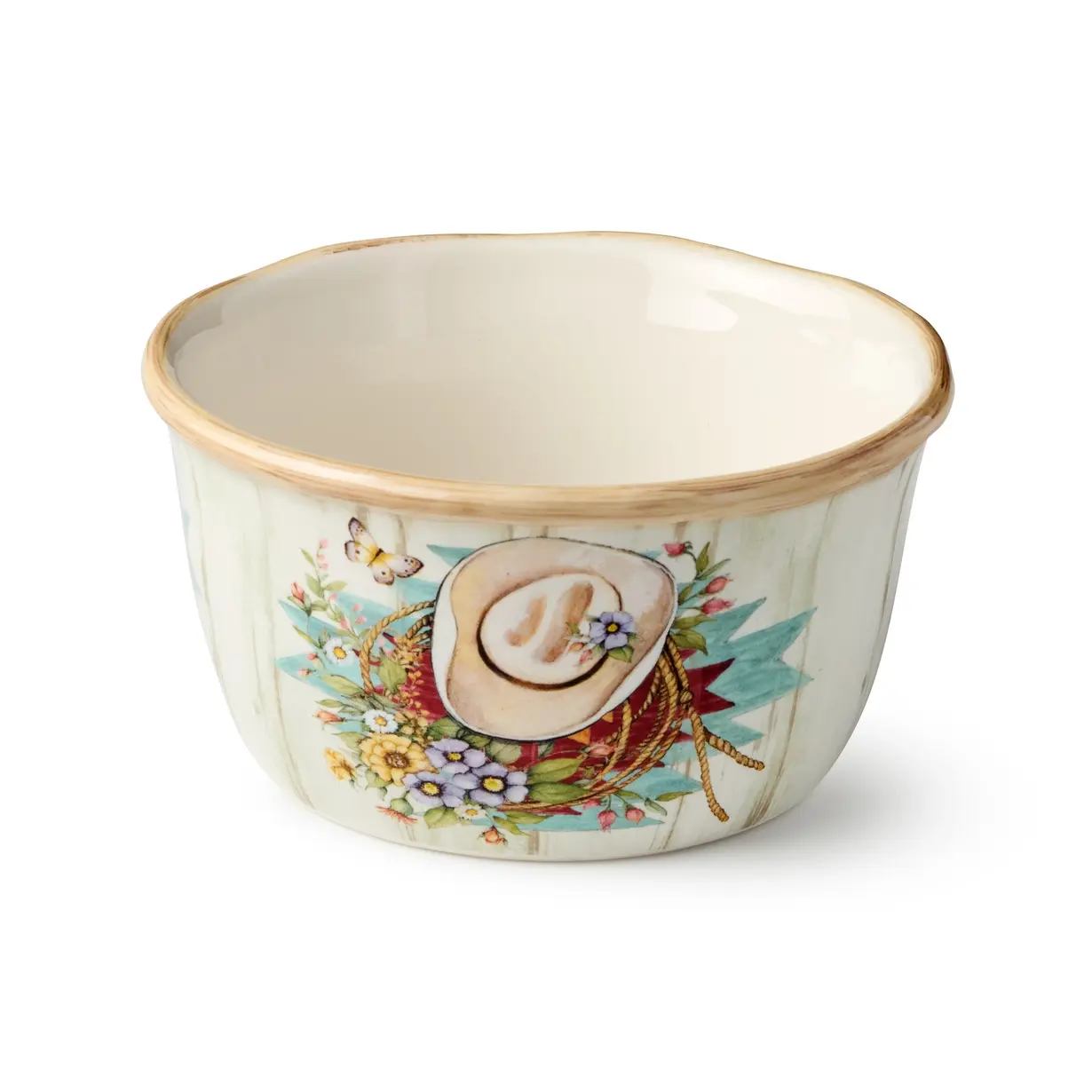Rosewood Ranch Ice Cream Bowl - Cowboy Hat