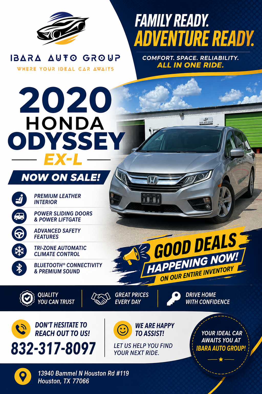 2020 Honda Odyssey Ex-L