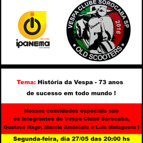 História da Vespa - 73 anos de sucesso em todo mundo