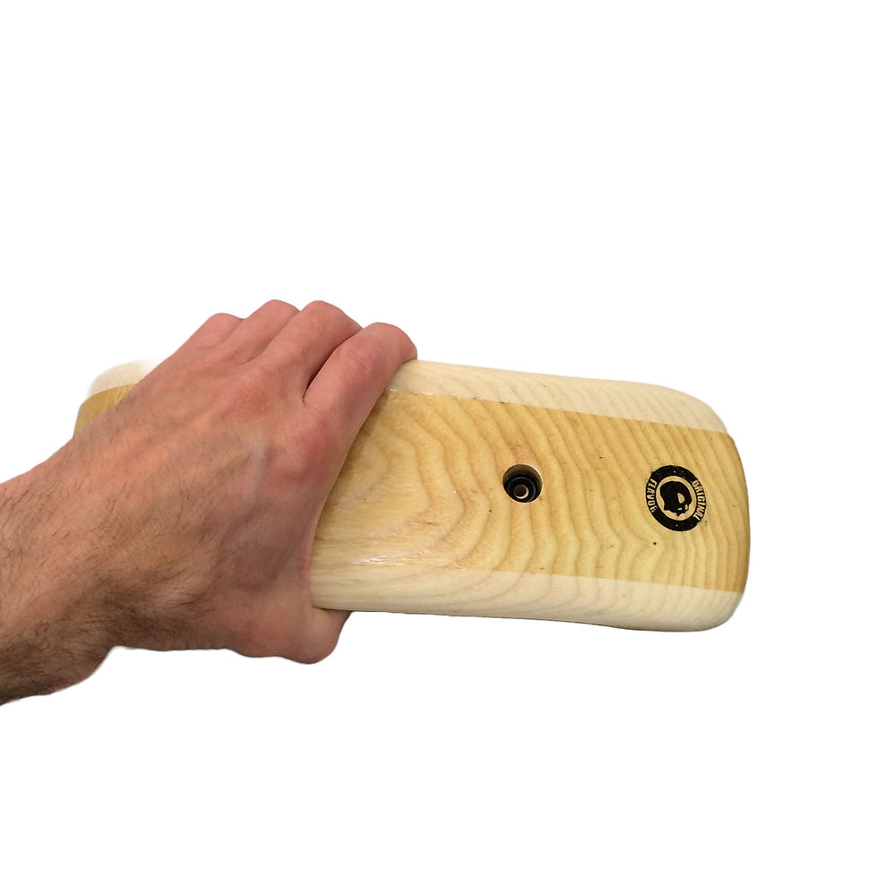Thumbnail: Wooden climbing holds for indoor climbing walls