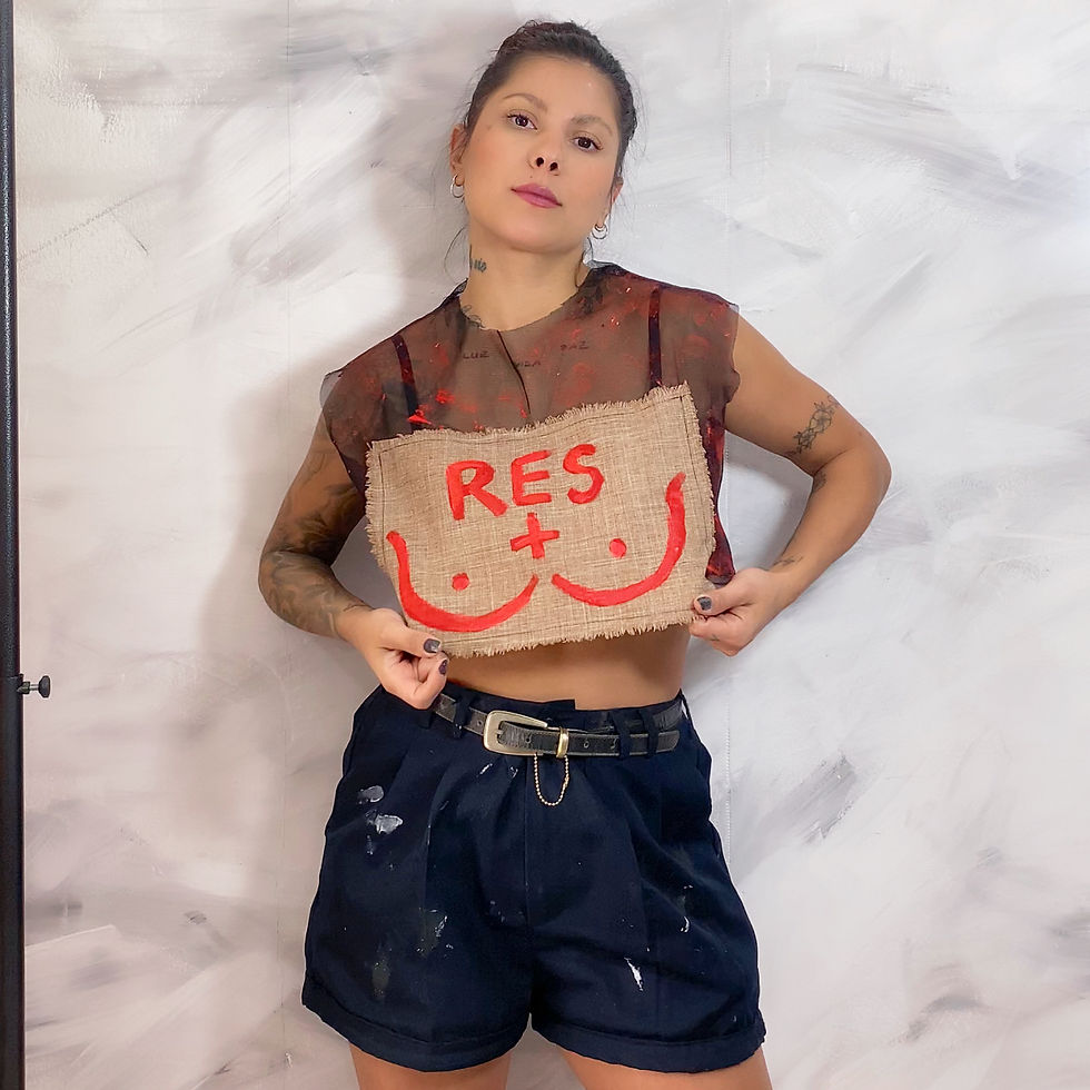 Miniatura: cropped res + peito - Elza Soares