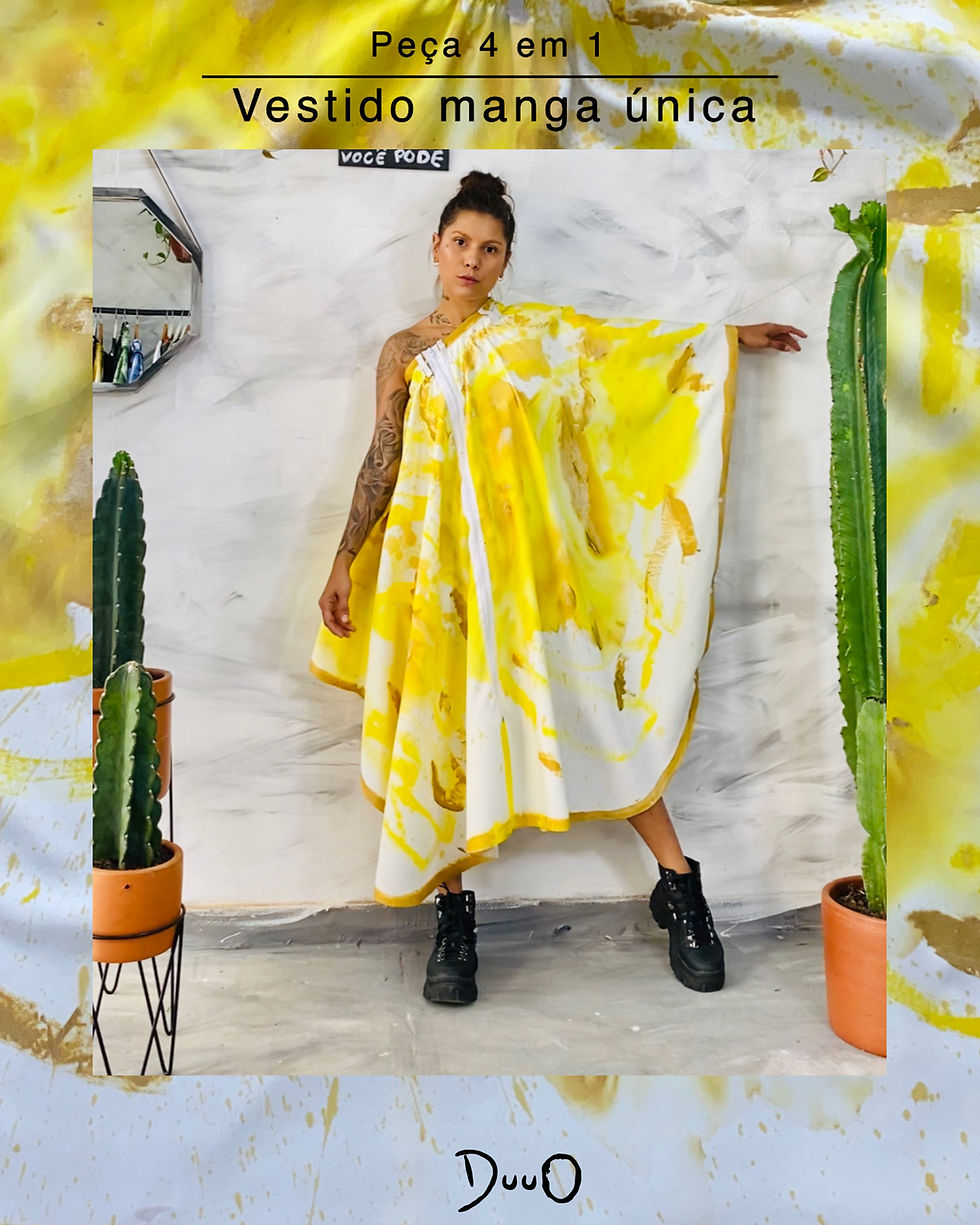 Miniatura: saia 4 em 1 amarela - coleção alerta vida