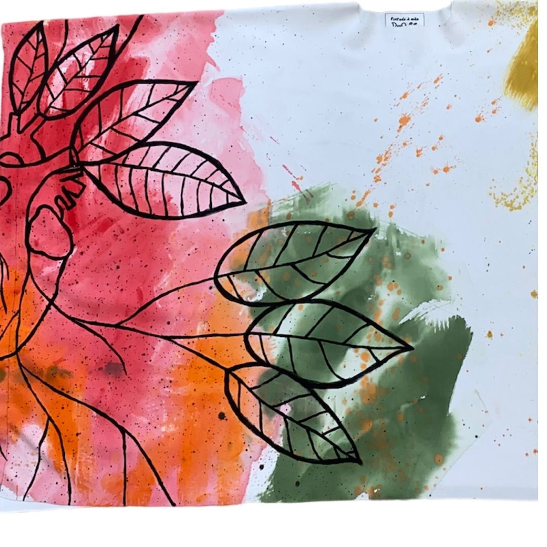 bata branca coração que se complementa 1 - coleção Ecos de Cora Coralina