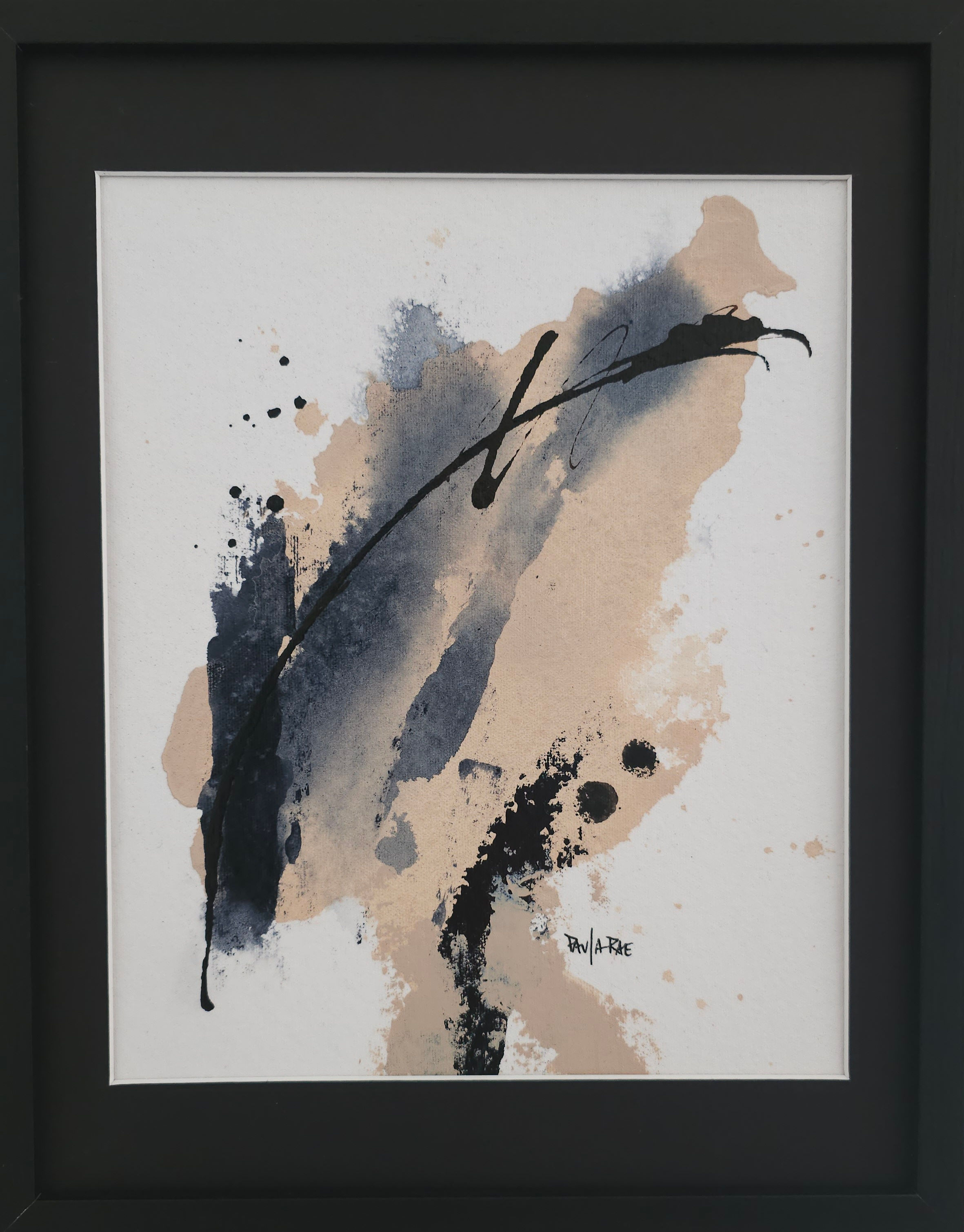 Acrylic Abstract Artwork Painting (Crossing the Quiet)