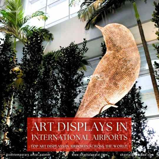 Explore the world’s best airport art displays! Join painter Shantala Palat as she tours breathtaking international terminals turned into global art galleries.