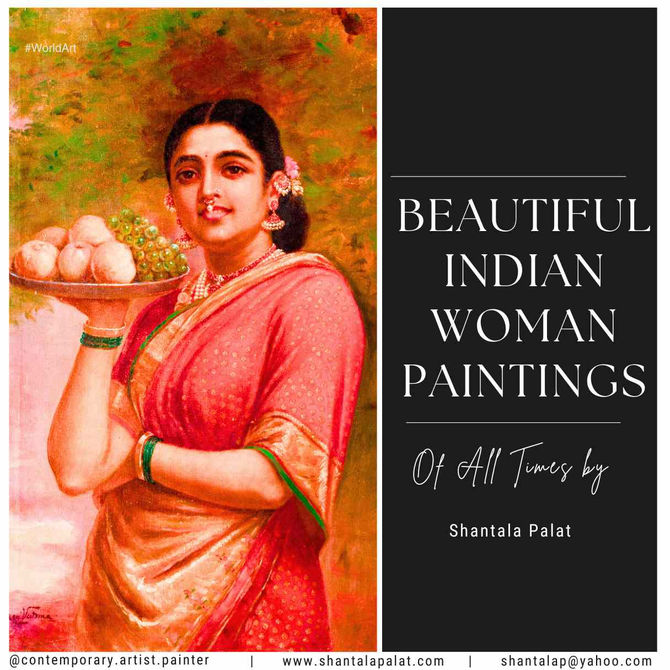 5 Most Beautiful Indian Woman Paintings of All Time