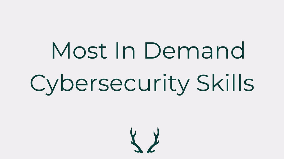 The Most In Demand Cybersecurity Skills Right Now
