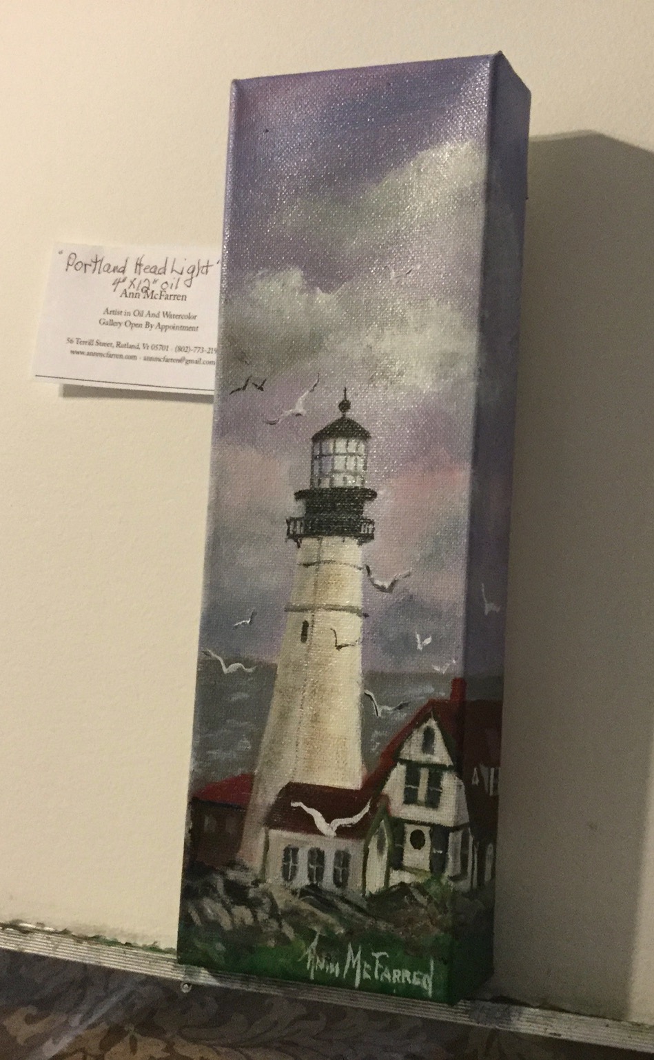 $45 - Portland Headlight - 4"x12"