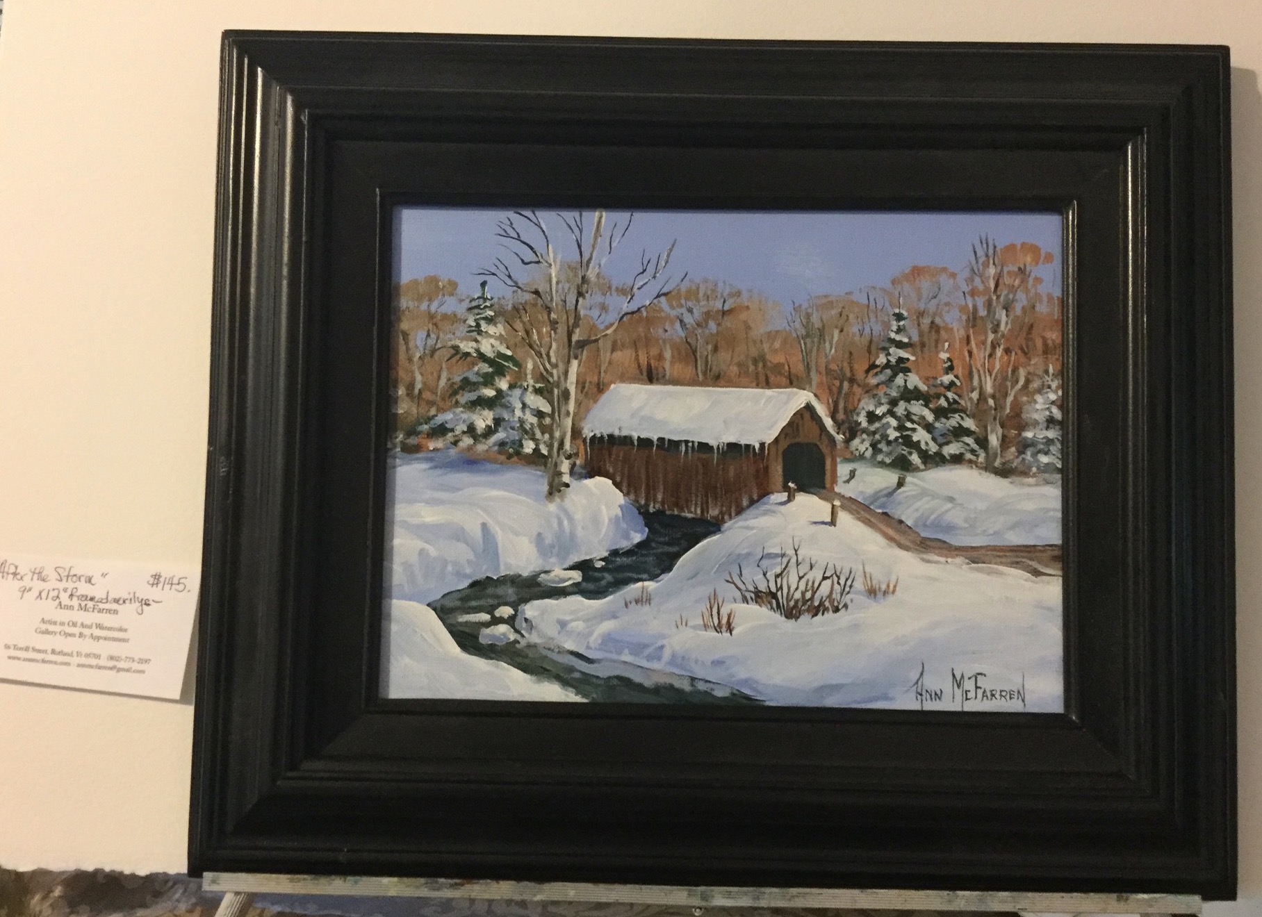 $145 - After the Storm - 9"x12"