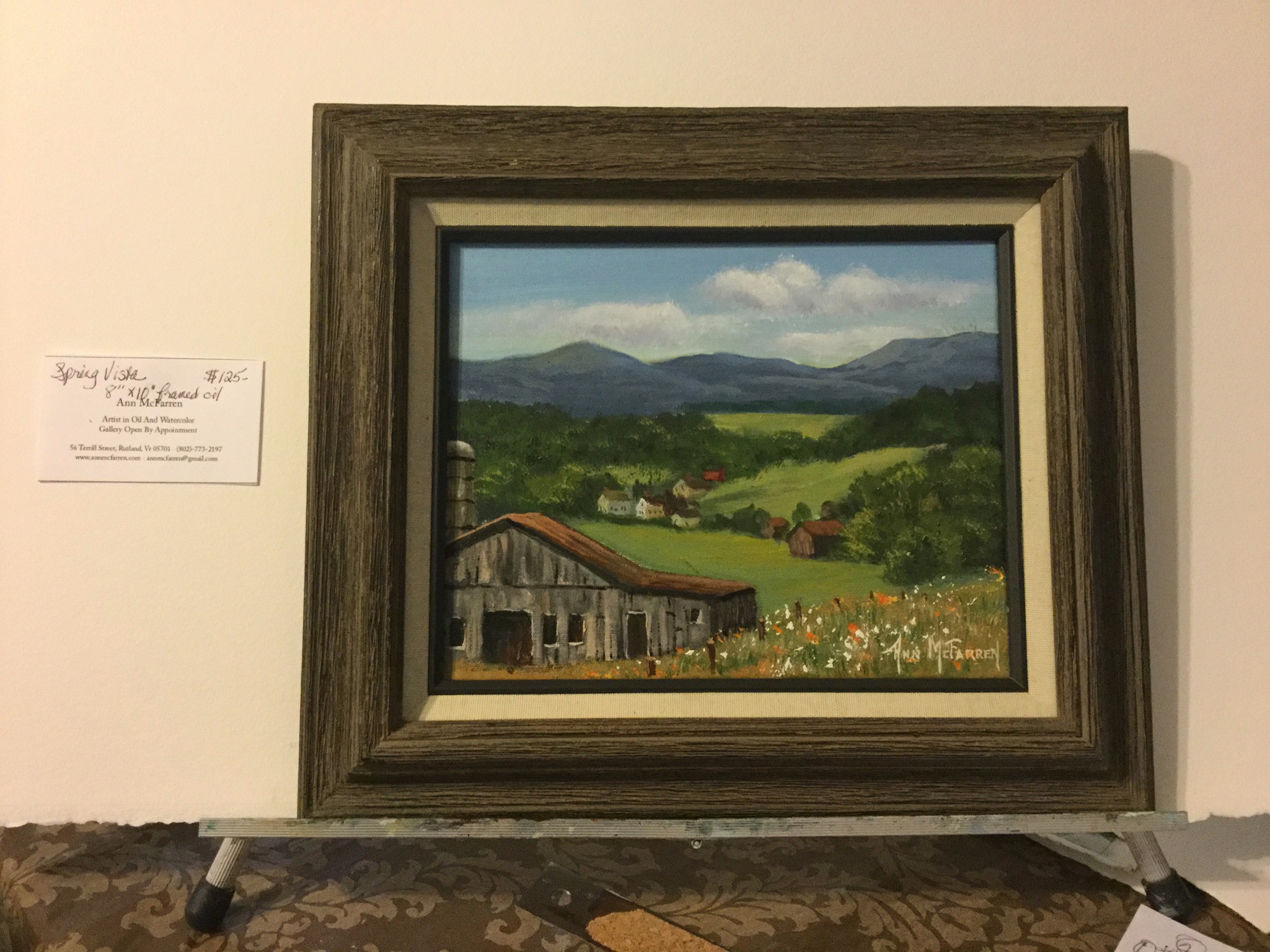 $125 - Spring Vista - 8"x10"