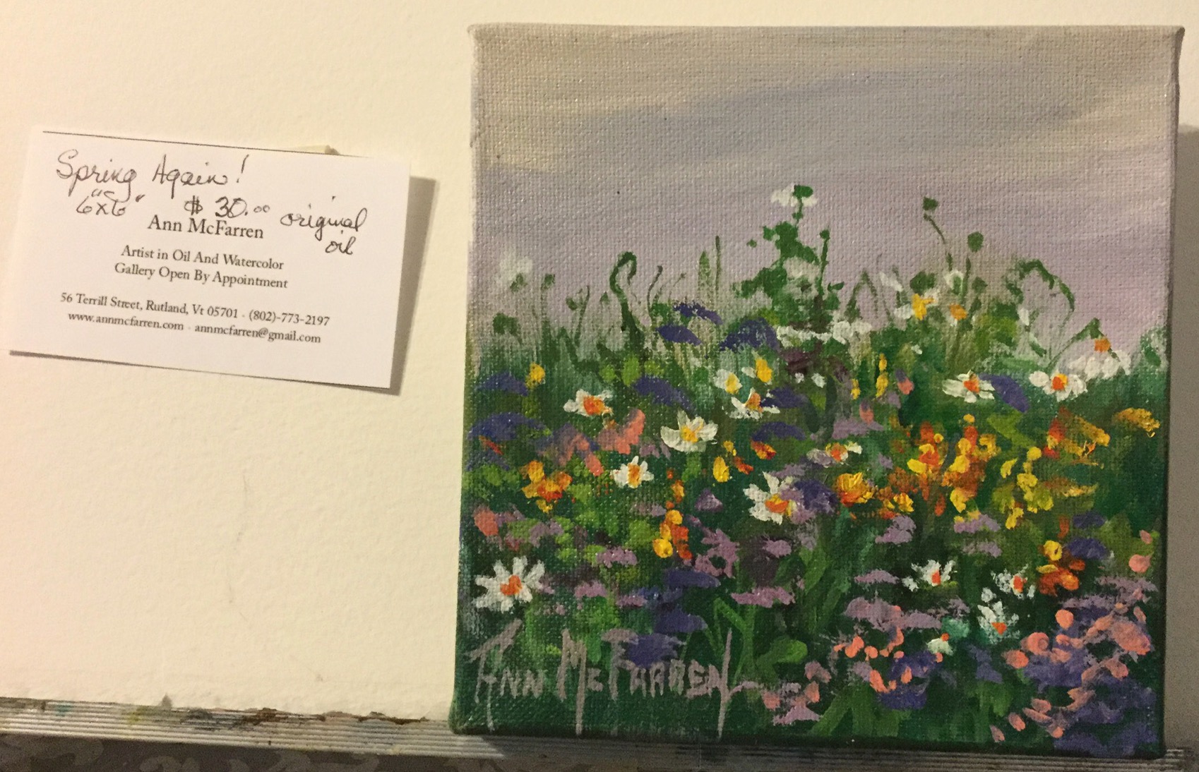 $30 - Spring Again! - 6"x6"