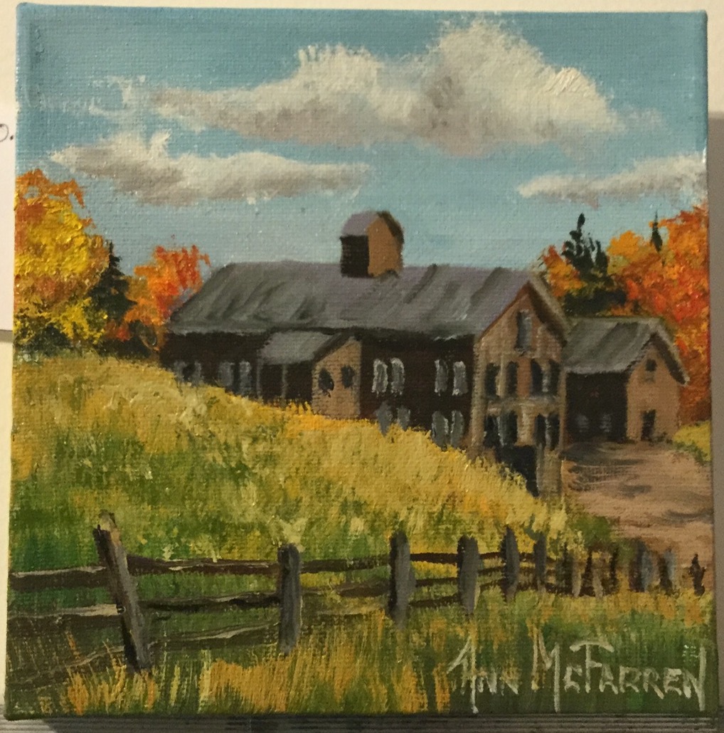 $30 - Cornwell Barns - 6"x6"