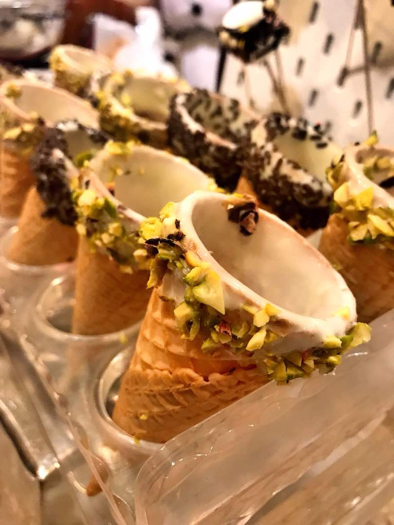 Pretty ice cream cones