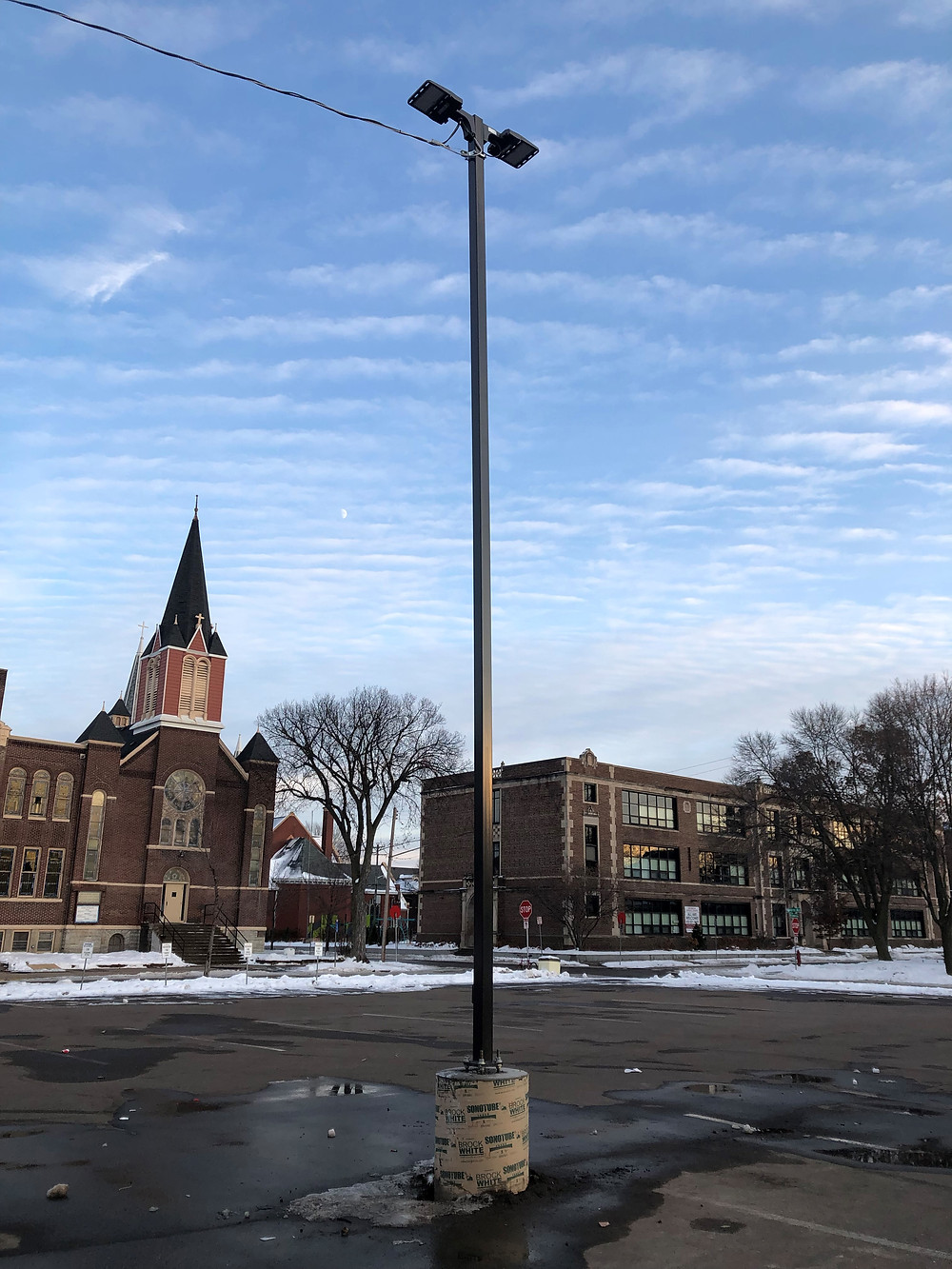 Light Pole Installation