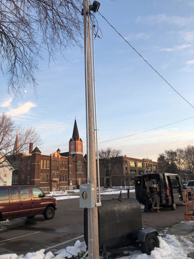 Light Pole Installation