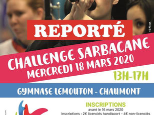 // REPORT CHALLENGE DÉPARTEMENTAL SARBACANE //